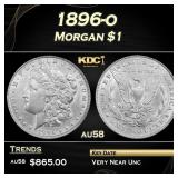 1896-o Morgan Dollar $1 Grades au58
