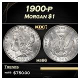 1900-p Morgan Dollar $1 Grades ms66