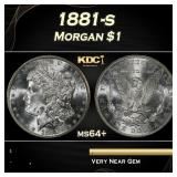 1881-s Morgan Dollar $1 Grades ms64+