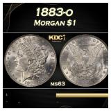 1883-o Morgan Dollar $1 Grades ms63