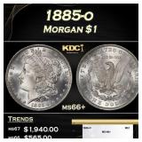 1885-o Morgan Dollar $1 ms66+ SEGS