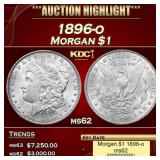 1896-o Morgan Dollar $1 ms62 USCG