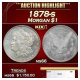 1878-s Morgan Dollar $1 ms66 SEGS