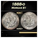 1888-o Morgan Dollar $1 Grades ms62+