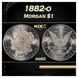1882-o Morgan Dollar $1 Grades ms62