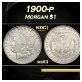 1900-p Morgan Dollar $1 Grades ms63