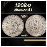 1902-o Morgan Dollar $1 Grades ms63