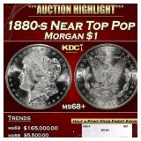 1880-s Morgan Dollar Near Top Pop $1 ms68+ SEGS