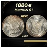 1880-s Morgan Dollar $1 Grades ms63