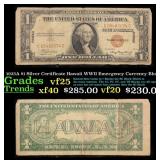 1935A $1 Silver Certificate Hawaii WWII Emergency