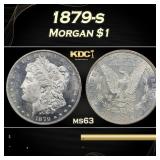 1879-s Morgan Dollar $1 Grades ms63