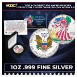 Type 1 Colorized 1oz American Silver Eagle Coin, 2