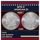 1879-p Morgan Dollar $1 ms66 SEGS