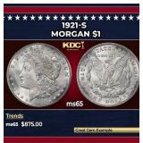 1921-s Morgan Dollar $1 Grades ms65