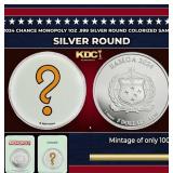 2024 Chance Monopoly 1oz .999 Silver Round Coloriz