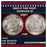 1903-p Morgan Dollar TOP POP! $1 ms68 SEGS