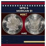 1879-s Morgan Dollar $1 Grades ms62