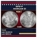 1879-p Morgan Dollar $1 ms66 SEGS