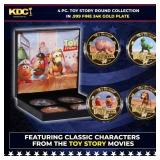 4 Coin Toy Story Gold Plated Round Collection In C