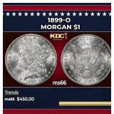 1899-o Morgan Dollar $1 Grades ms66