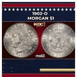 1902-o Morgan Dollar $1 Grades ms63