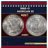 1885-o Morgan Dollar $1 Grades ms64+