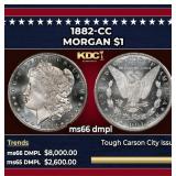1882-cc Morgan Dollar $1 ms66 dmpl SEGS