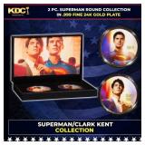 2 Coin Clark Kent/Superman, James Gunn Gold Plated