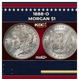 1888-o Morgan Dollar $1 Grades ms62+