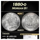 1880-o Morgan Dollar $1 ms63+ SEGS