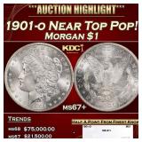 1901-o Morgan Dollar Near Top Pop! $1 ms67+ SEGS