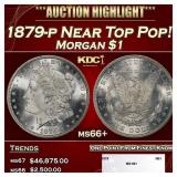 1882-s Morgan Dollar Colorfully Toned TOP POP! $1