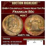 1937 Proof Mercury Dime Toned TOP POP! 10c pr68+ S