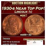 1937-p Mercury Dime Toned TOP POP! 10c ms68+ FSB S