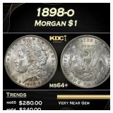 1898-o Morgan Dollar $1 Grades ms64+
