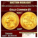 1903 Jefferson Louisiana Purchase Gold Commem Doll