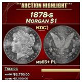 1878-s Morgan Dollar $1 ms65+ PL SEGS