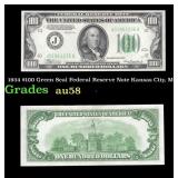 1934A $100 Green Seal Federal Reserve Note Grades