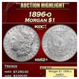 1896-o Morgan Dollar $1 ms62+ USCG