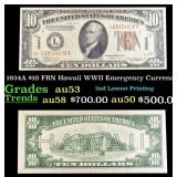 1928 $10 Gold Certificate Grades Select AU