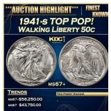 1940 Proof Walking Liberty Half Dollar TOP POP! 50