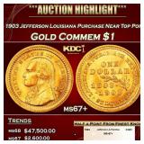 1903 Jefferson Louisiana Purchase Gold Commem Doll