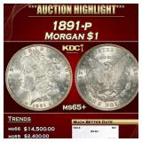 1878-s Morgan Dollar Colorfully Toned TOP POP! $1