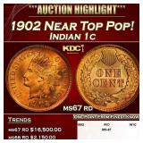 1947-d Jefferson Nickel Toned TOP POP! 5c ms67+ SE