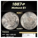 1885-s Morgan Dollar $1 Grades ms64