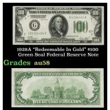 1928A $100 Green Seal Federal Reserve Note San Fra