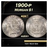1900-p Morgan Dollar $1 Grades ms64+