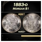 1883-o Morgan Dollar $1 Grades ms62+