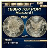 1888-o Morgan Dollar TOP POP! $1 ms67 SEGS