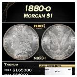 1880-o Morgan Dollar $1 ms63+ SEGS